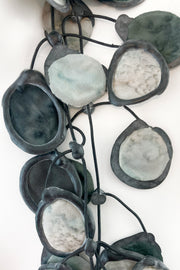 Annemieke Broenink Ink Fabric Necklace Mouse Grey
