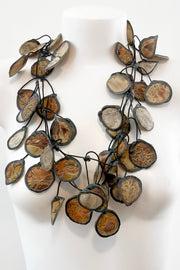 Annemieke Broenink Vintage Kimono Necklace Earth