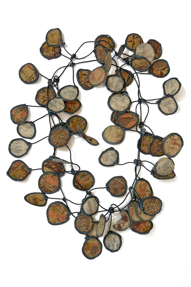 Annemieke Broenink Vintage Kimono Necklace Earth