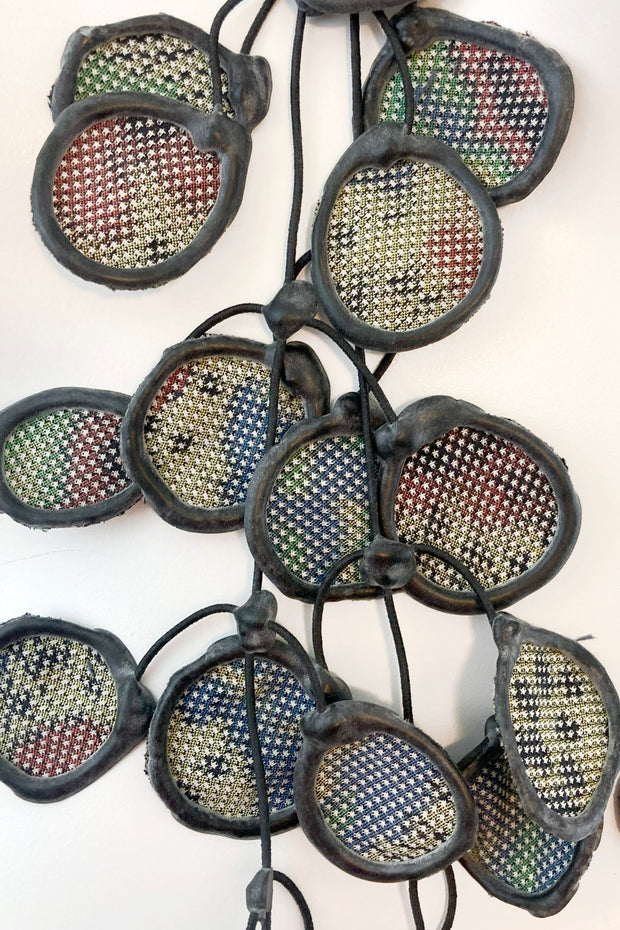 Annemieke Broenink Vintage Kimono Necklace Olive