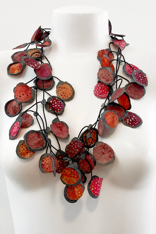 Annemieke Broenink Batiq Necklace Red