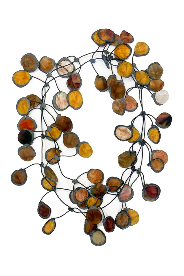 Annemieke Broenink Ink Fabric Necklace Earth