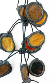 Annemieke Broenink Ink Fabric Necklace Earth