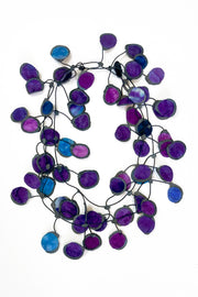 Annemieke Broenink Ink Fabric Necklace Purple