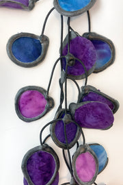 Annemieke Broenink Ink Fabric Necklace Purple