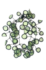 Annemieke Broenink Transparent Leaf Necklace Chartreuse