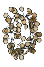 Annemieke Broenink Transparent Leaf Necklace Earth