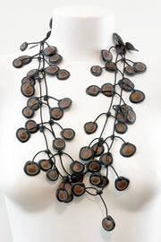 Annemieke Broenink Dubbel Dot Necklace Earth