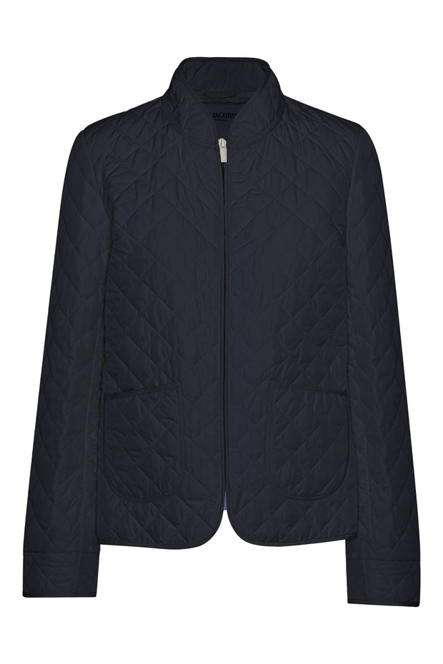 Ilse Jacobsen Short Padded Quilt Coat Dark Indigo