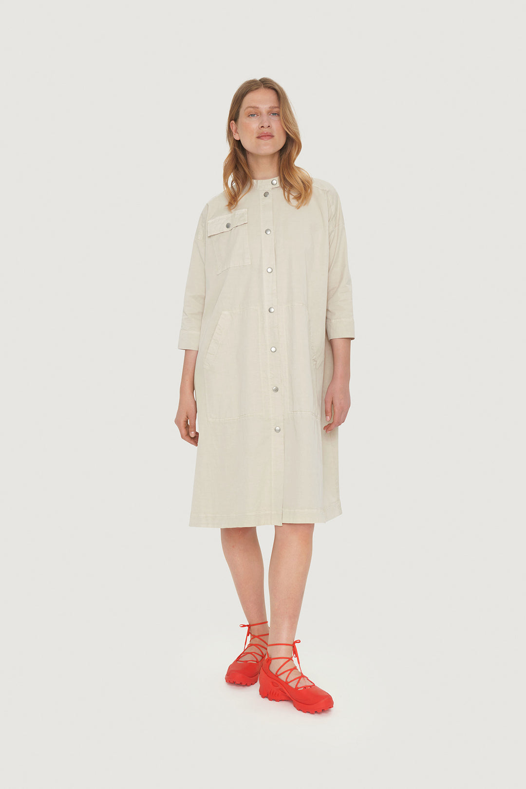 【新品】Pleated Open Shirt Dress sky BITTEKAIRAND_AW24_14098_1080x.