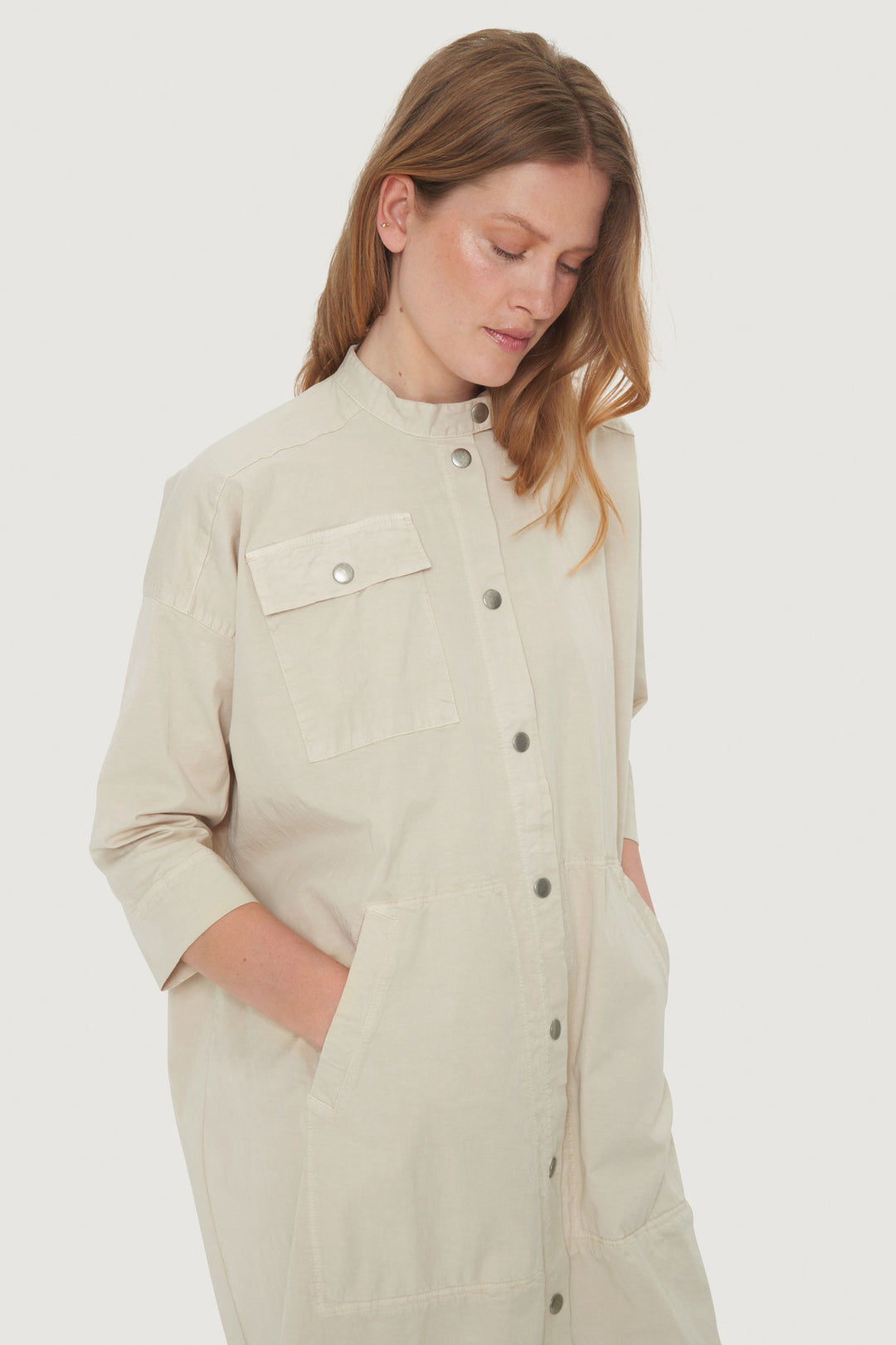 Bitte Kai Rand Wabi Shirt Dress Ivory – KIITOSlife