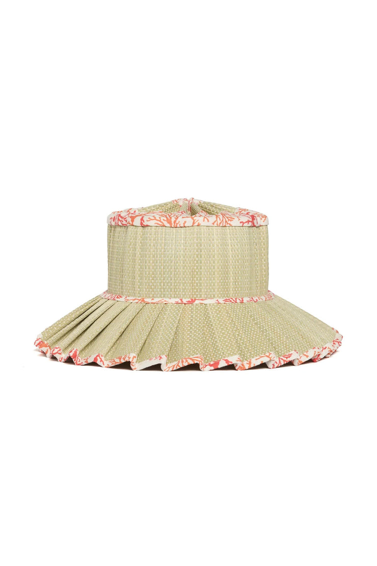 Lorna Murray  x Kathy Hilton Ladies Luxe Midi Capri Hat Coral