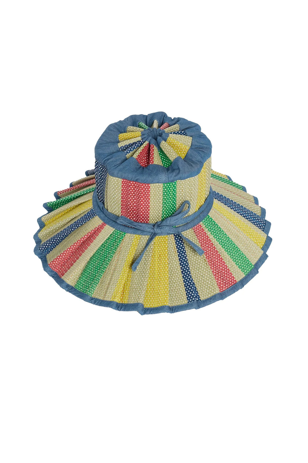 Lorna Murray x Kathy Hilton Child Luxe Capri Hat Sun Bathe Denim