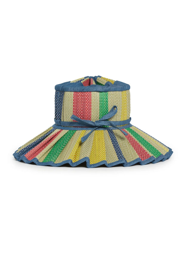 Lorna Murray x Kathy Hilton Child Luxe Capri Hat Sun Bathe Denim