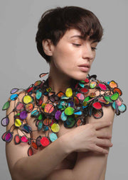 Annemieke Broenink Batiq Necklace Happy