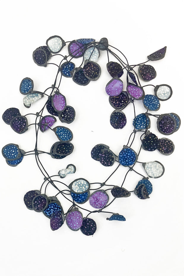 Annemieke Broenink Batiq Necklace Purple