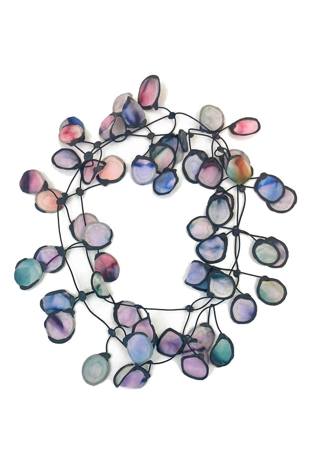 Annemieke Broenink Ink Fabric Necklace Pastels