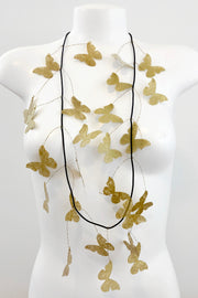 Takara Butterfly Kinetic Necklace Gold