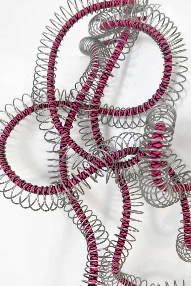 Rosalba Galati Eterea 4-Strand Steel Necklace Fuchsia