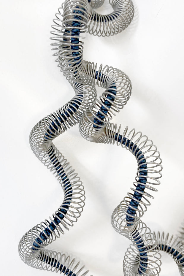 Rosalba Galati Eterea Long Steel Necklace Blue