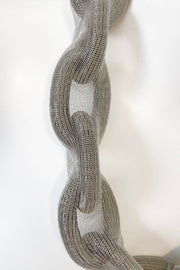 Rosalba Galati Catena Short Steel Mesh Chain Necklace