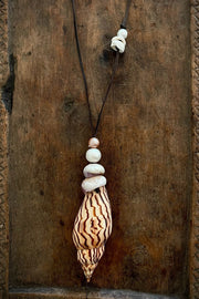 Beached Treasures Volute Shell Necklace