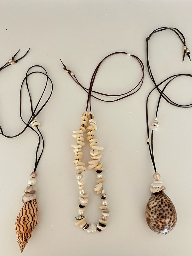 Beached Treasures Volute Shell Necklace