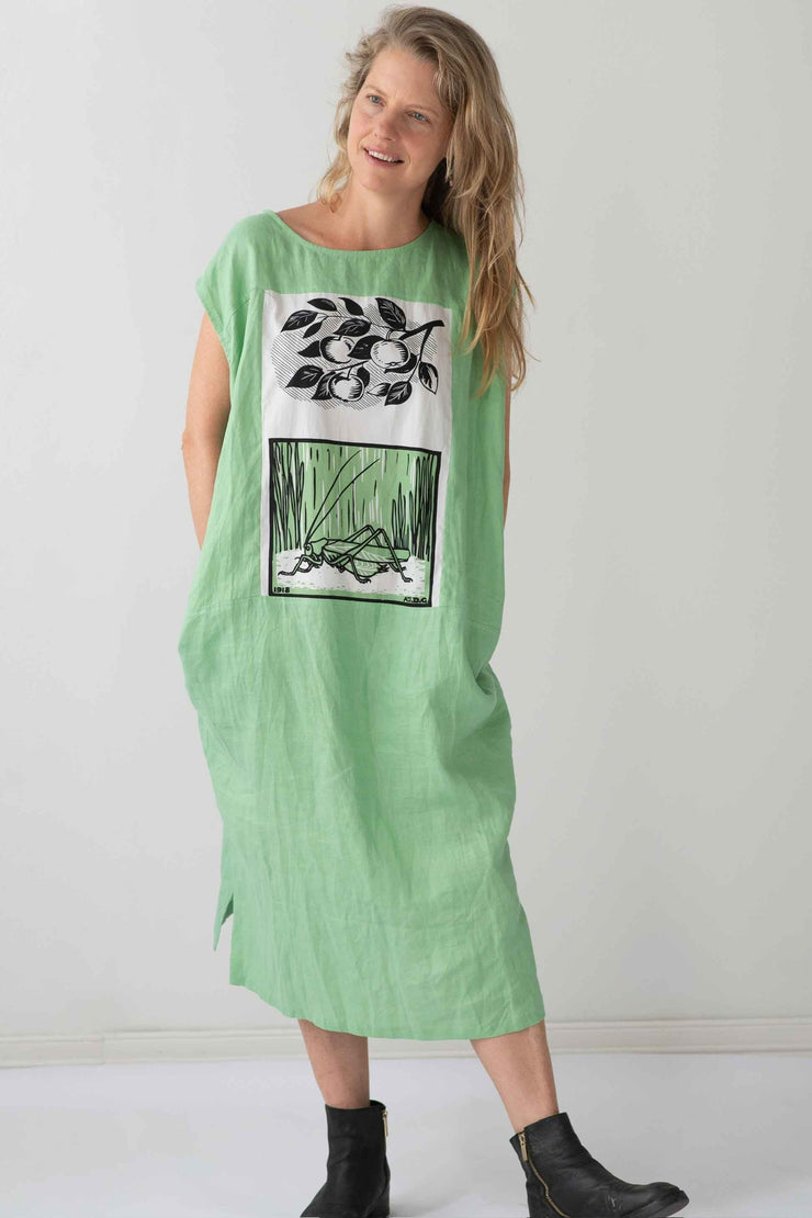 Lazybones Greengage Dress