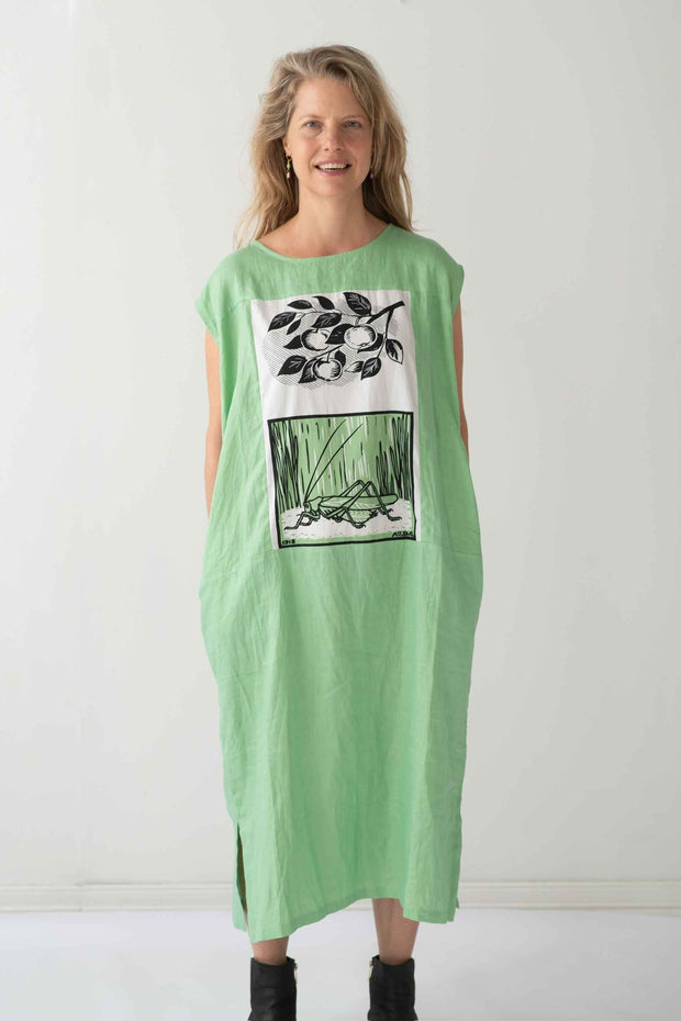 Lazybones Greengage Dress