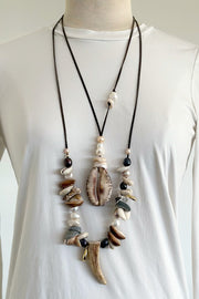 Beached Treasures Giant Tiger Cowrie Necklace