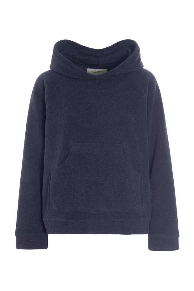 Henriette Steffensen Fleece Hoodie Evening Blue | 1383