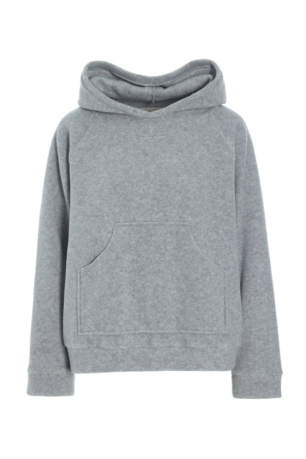Henriette Steffensen Fleece Hoodie Light Grey | 1383