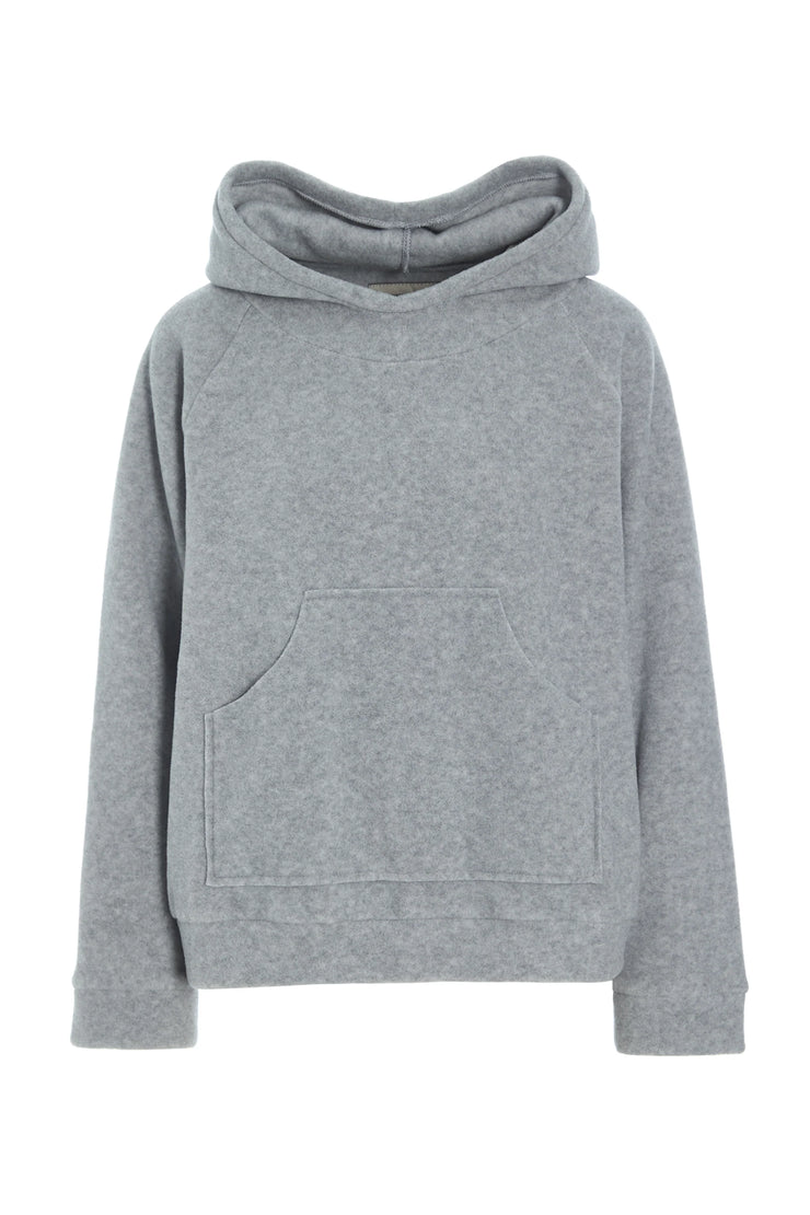 Henriette Steffensen Fleece Hoodie Light Grey | 1383