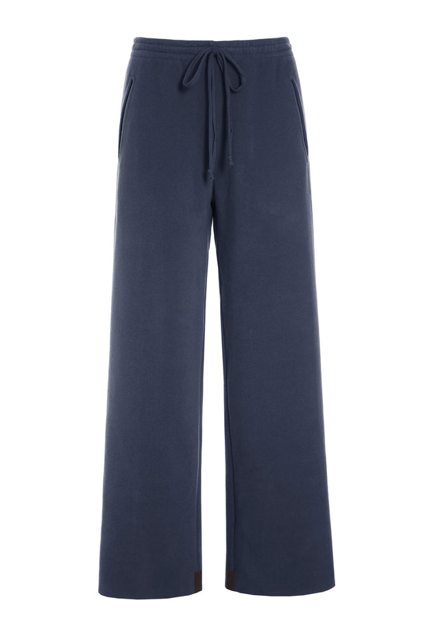 Henriette Steffensen Fleece Flare Trousers Denim | 2116