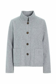 Henriette Steffensen Fleece Short Jacket Light Grey | 7164