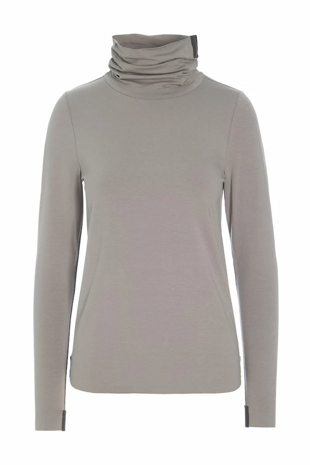 Henriette Steffensen Jersey Blouse High Neck Elephant | 96079