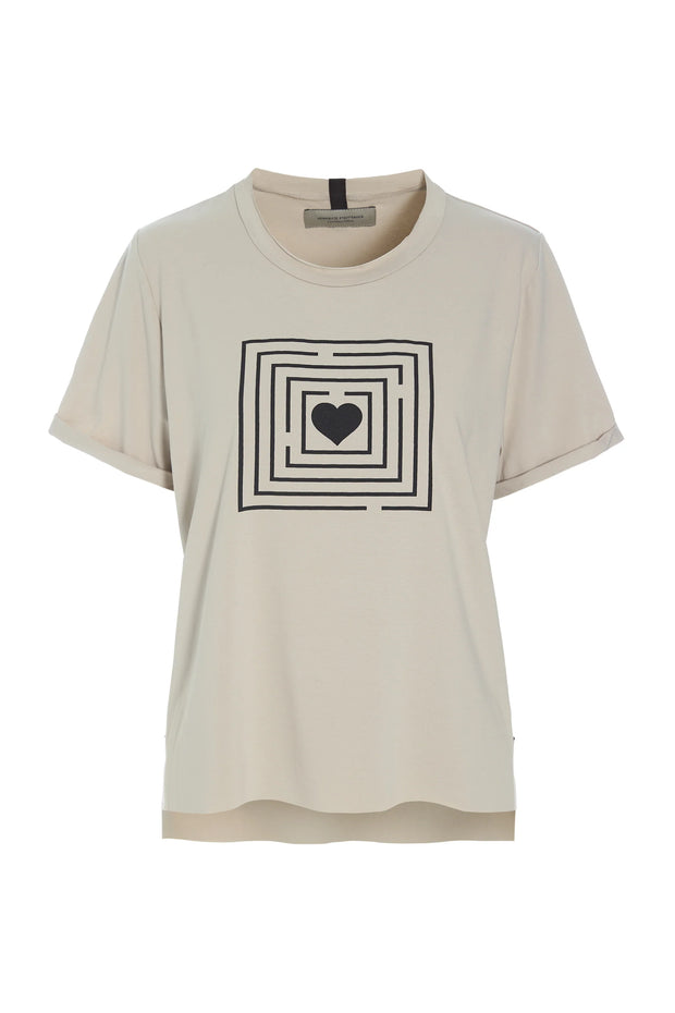 Henriette Steffensen Jersey Labyrinth Print Tee Kit | 96099