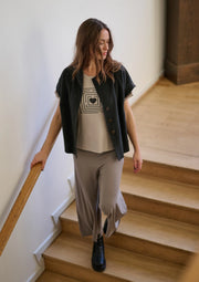 Henriette Steffensen Jersey Labyrinth Print Tee Kit | 96099