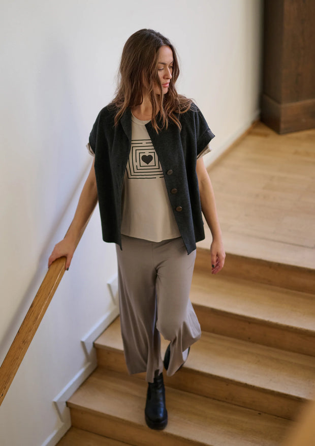 Henriette Steffensen Jersey Labyrinth Print Tee Kit | 96099
