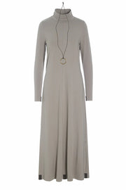 Henriette Steffensen Jersey High Neck Dress Elephant | 98058