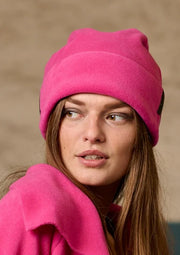 Henriette Steffensen Fleece Beanie Hat Tomato | 4071