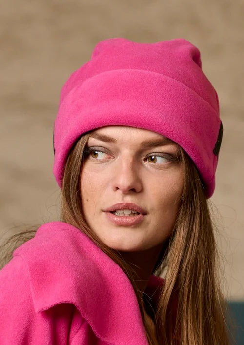 Henriette Steffensen Fleece Beanie Hat Tomato | 4071