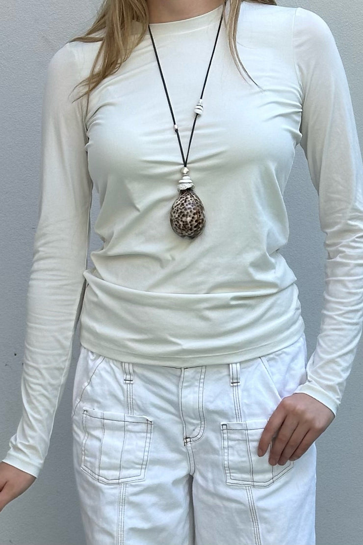 Beached Treasures Giant Tiger Cowrie Necklace