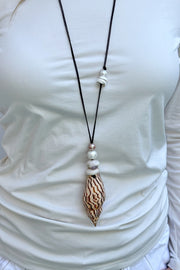 Beached Treasures Volute Shell Necklace