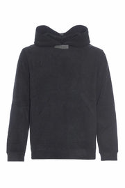 Henriette Steffensen Carl Unisex Fleece Hoodie Soft Black | 1023C