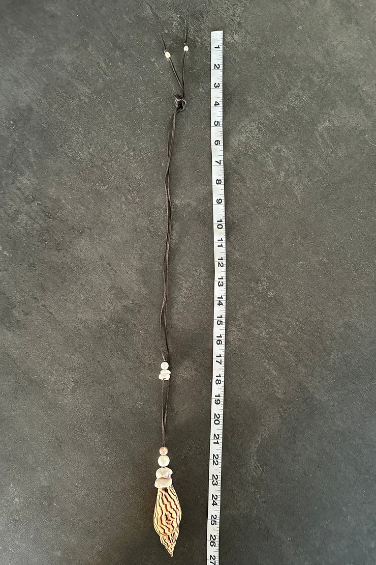 Beached Treasures Volute Shell Necklace