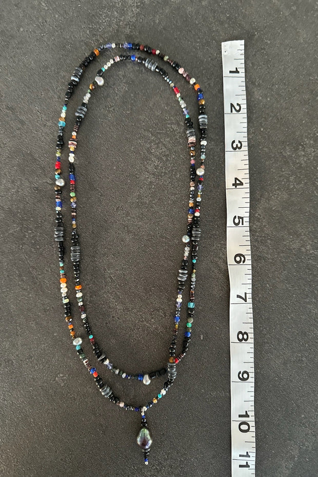 Beached Treasures Midnight Necklace