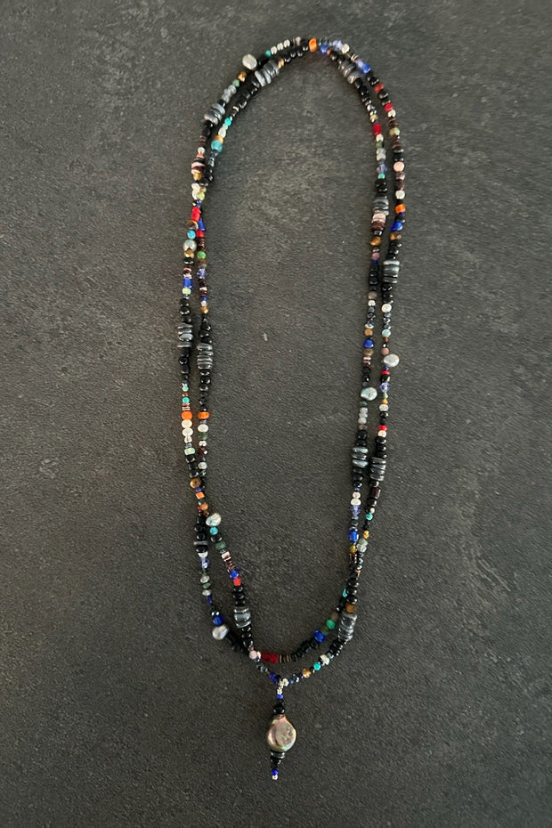 Beached Treasures Midnight Necklace