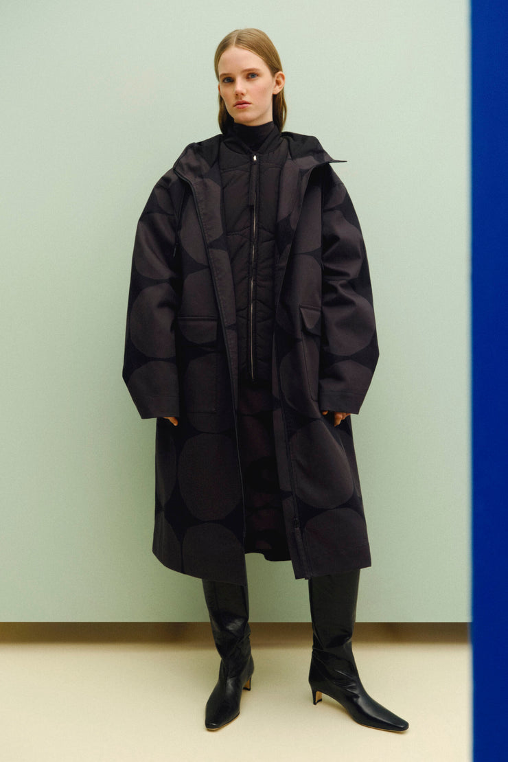 Marimekko Kuori Kivet Coat Black