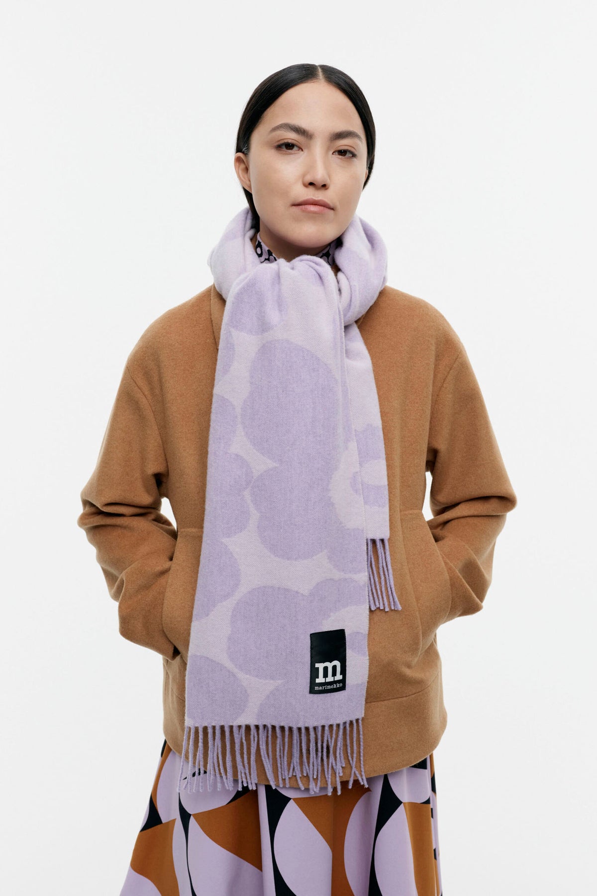 Marimekko Ovlin Unikko Wool Scarf – KIITOSlife